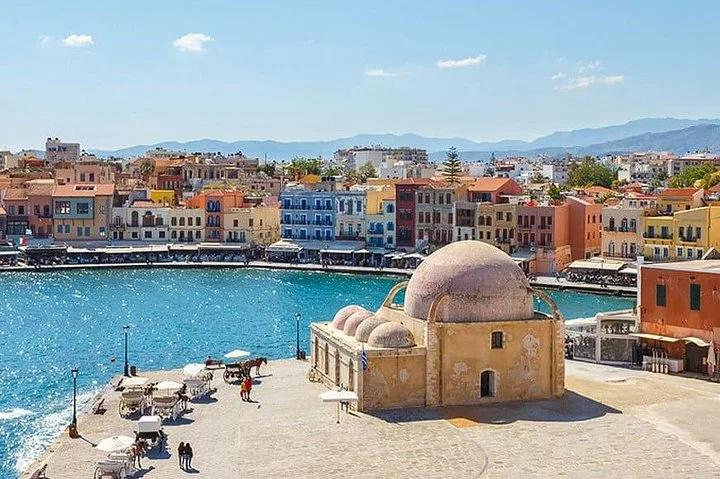 best time to travel to Crete, Greece hotel flight deals booking chania old town 7b